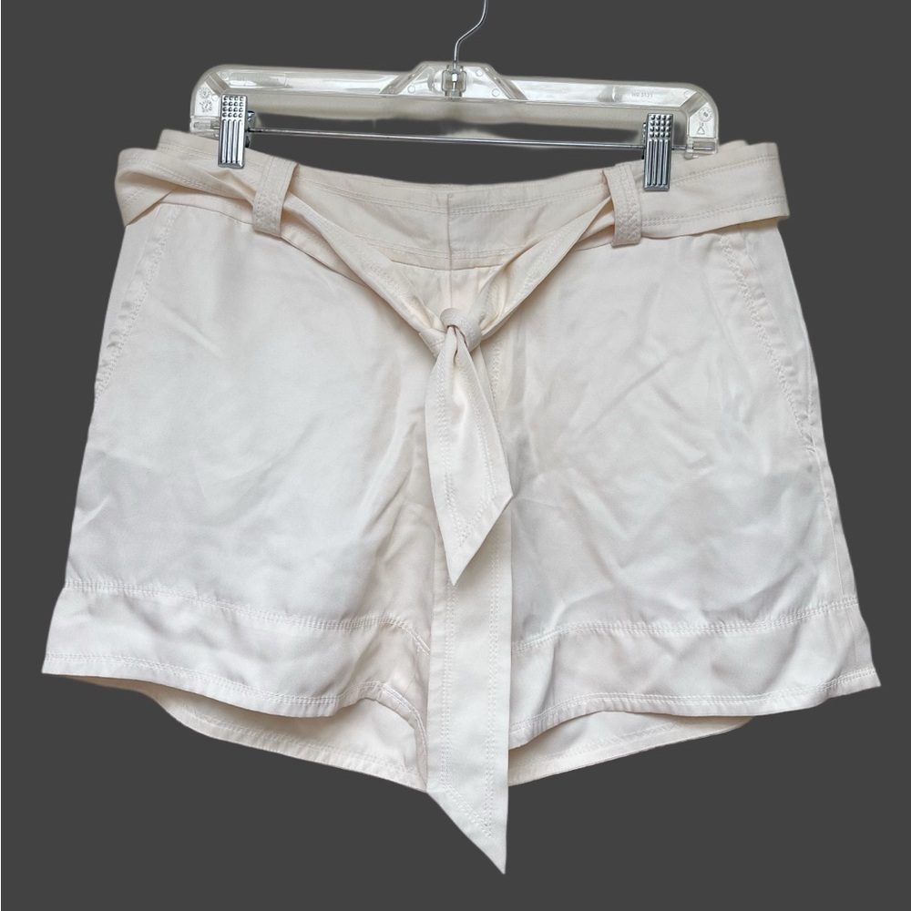 100% Silk Banana Republic Tie Waist Shorts | Size 10